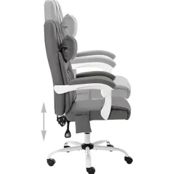 vidaXL Chaise de Bureau de Massage Fauteuil d'Ordinateur Inclinable Siège de Bureau Fauteuil Ergonomique Maison Intérieur 20313