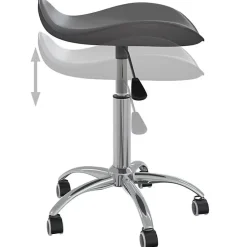 vidaXL Chaise de Bureau Pivotante Siège de Bureau Chaise d'Ordinateur Chaise Ergonomique Salon Intérieur Hauteur Réglable 3088560