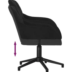 vidaXL Chaise Pivotante de Bureau Chaise d'Ordinateur Fauteuil Pivotant de Bureau Siège de Bureau Meuble de Bureau Intérieur 34486