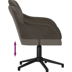 vidaXL Chaise Pivotante de Bureau Chaise d'Ordinateur Fauteuil Pivotant de Bureau Siège de Bureau Meuble de Bureau Intérieur 34485