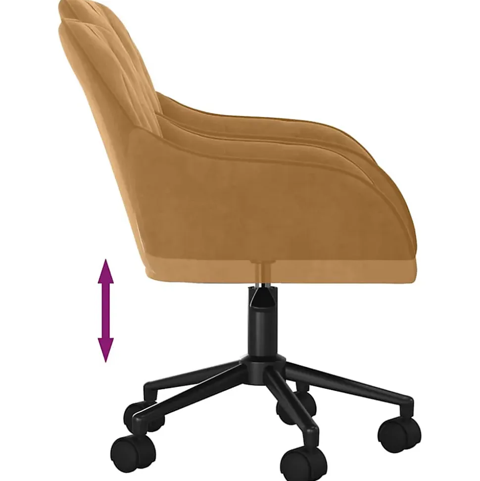 vidaXL Chaise Pivotante de Bureau Chaise d'Ordinateur Fauteuil Pivotant de Bureau Siège de Bureau Meuble de Bureau Intérieur 34487