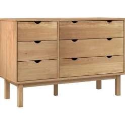 vidaXL Commode OTTA 111x42x73,5 cm Bois de pin massif 348585