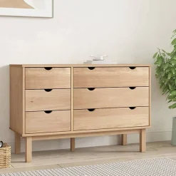 vidaXL Commode OTTA 111x42x73,5 cm Bois de pin massif 348585