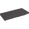 vidaXL Comptoir de salle de bain gris foncé 60x30x2 cm bois traité 3156197