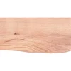 vidaXL Comptoir de salle de bain marron clair 60x30x2 cm bois traité 3156101