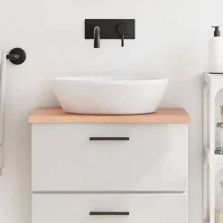 vidaXL Comptoir de salle de bain marron clair 60x30x2 cm bois traité 3156101