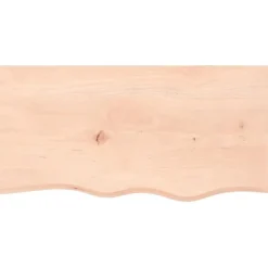 vidaXL Comptoir de salle de bain 80x40x6 cm bois massif non traité 3156022