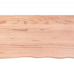 vidaXL Comptoir de salle de bain marron clair 100x60x2 cm bois traité 3156134