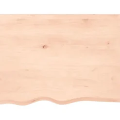 vidaXL Comptoir de salle de bain 80x60x4 cm bois massif non traité 3156027