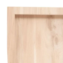 vidaXL Comptoir de salle de bain 80x60x4 cm bois massif non traité 3156027