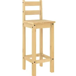 vidaXL Ensemble de bar 5 pcs Bois de pin massif 3217072