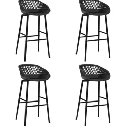vidaXL Ensemble de Bar 5 pcs Mobilier de Bistrot Meubles de Pub Table et Chaises de Bar Ensemble de Comptoir Restaurant 3057375