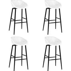 vidaXL Ensemble de Bar 5 pcs Mobilier de Bistrot Meubles de Pub Table et Chaises de Bar Ensemble de Comptoir Restaurant 3057404