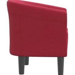 vidaXL Fauteuil Cabriolet, Chaise avec Accoudoirs, Canapé avec Dossier, Siège Rembourré, Meuble de Salon Chambre Bureau, 356427
