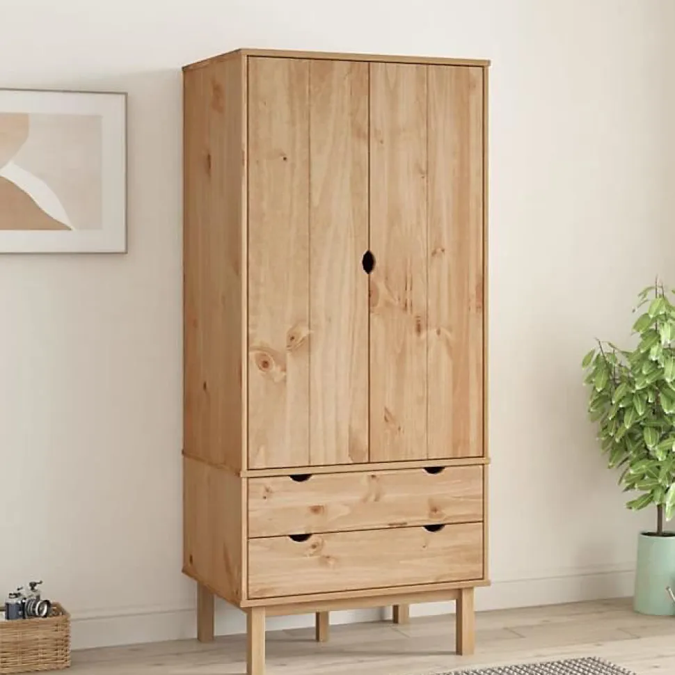 vidaXL Garde-robe OTTA 76,5x53x172 cm Bois massif de pin 348588