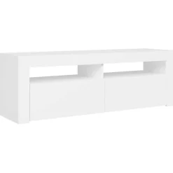 vidaXL Meuble TV avec Lumières LED, Armoire de Télévision, Meuble Télé de Salon, Armoire Basse Salle de Séjour Intérieur, 804310