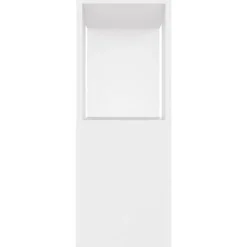 vidaXL Meuble TV Blanc 80x24x63 cm Aggloméré