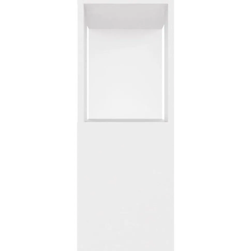 vidaXL Meuble TV Blanc 80x24x63 cm Aggloméré