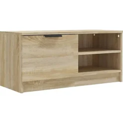 vidaXL Meuble TV Chêne sonoma 80x35x36,5 cm Bois d'ingénierie 811472