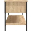 vidaXL Meuble TV chêne sonoma 100x35x45 cm bois d'ingénierie 832784