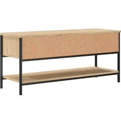vidaXL Meuble TV chêne sonoma 100x35x45 cm bois d'ingénierie 832784