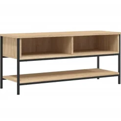 vidaXL Meuble TV chêne sonoma 100x35x45 cm bois d'ingénierie 832784