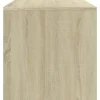 vidaXL Meuble TV Chêne sonoma 100 x 40 x 40 cm Aggloméré