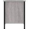 vidaXL Meuble TV sonoma gris 102x35x45 cm bois d'ingénierie 826288