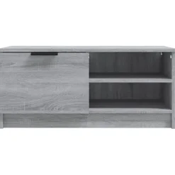 vidaXL Meuble TV Sonoma gris 80x35x36,5 cm Bois d'ingénierie 817119