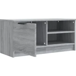 vidaXL Meuble TV Sonoma gris 80x35x36,5 cm Bois d'ingénierie 817119