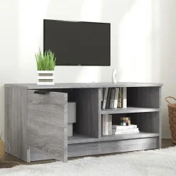vidaXL Meuble TV Sonoma gris 80x35x36,5 cm Bois d'ingénierie 817119