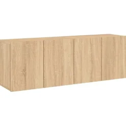 vidaXL Meubles TV muraux 2 pcs chêne sonoma 60x30x41 cm 836943