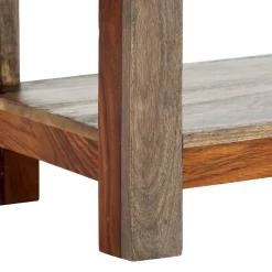 vidaXL Table console avec 3 tiroirs 120x30x75 cm Bois massif 247753