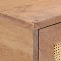 vidaXL Table console 100x35x76 cm Bois de manguier massif