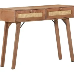 vidaXL Table console 100x35x76 cm Bois de manguier massif