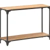 vidaXL Table console 110x30x75 cm Bois solide d'acacia