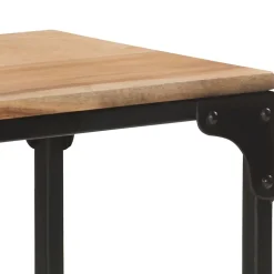 vidaXL Table console 110x30x75 cm Bois solide d'acacia