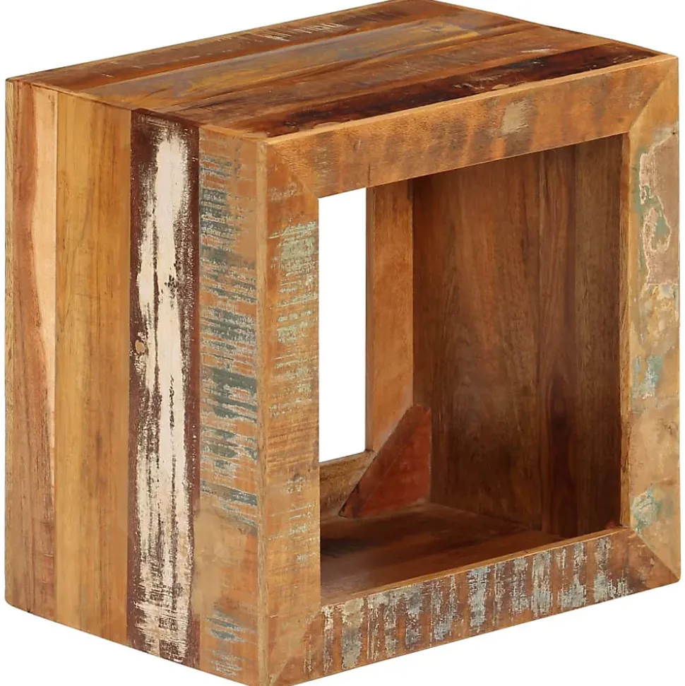 vidaXL Tabouret 40x30x40 cm Bois de récupération solide