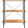 VidaXL étagère à 3 niveaux Noir et chêne 80x40x92 cm 336340