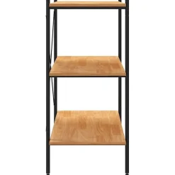 VidaXL étagère à 3 niveaux Noir et chêne 80x40x92 cm 336340