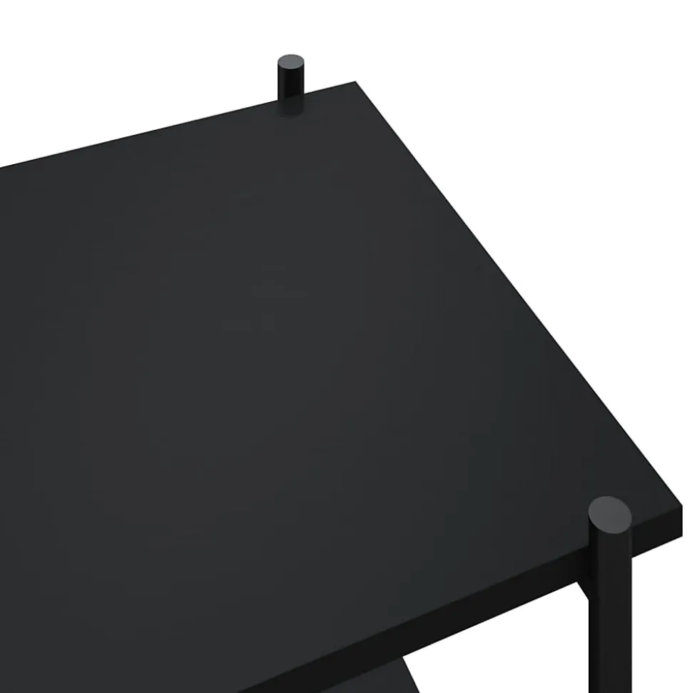 VidaXL étagère à 4 niveaux Noir 80x40x130 cm 336343