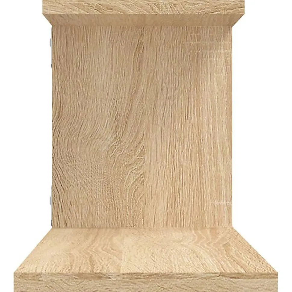 vidaXL Étagère TV murale Chêne Sonoma 125x18x23 cm Aggloméré