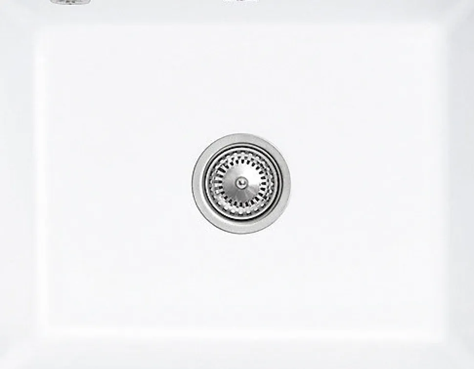 Évier sous-plan en céramique 1 cuve à encastrer Villeroy & Boch Subway blanc mat