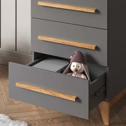 Vitalispa Commode avec tiroirs Gris 53.4x88cm