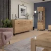 Vitrine 1 porte LED inclus Ruben Bois