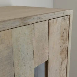 Vitrine en bois recyclé Damian