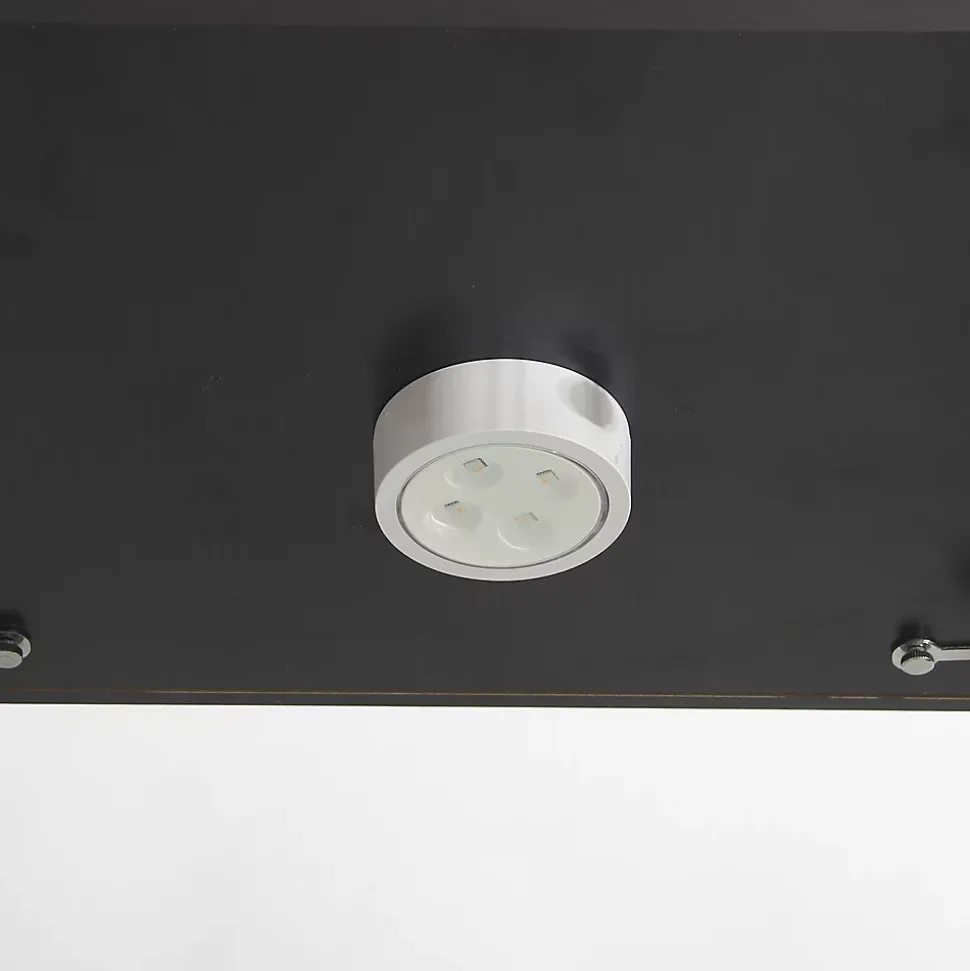 Vitrine en verre trempé à 2 niveaux avec porte, structure en métal noir et éclairage LED intégré, Design moderne et élégant
