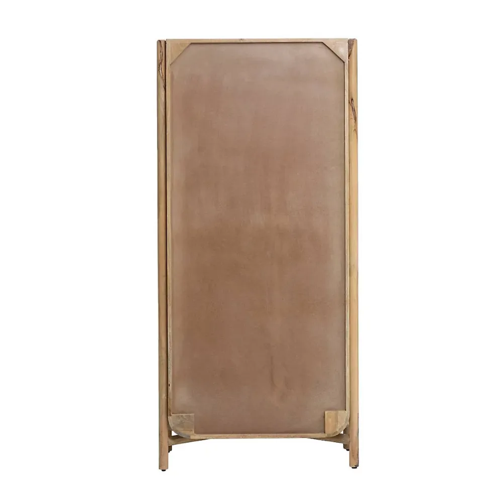 Vitrine haute en bois de manguier Nova