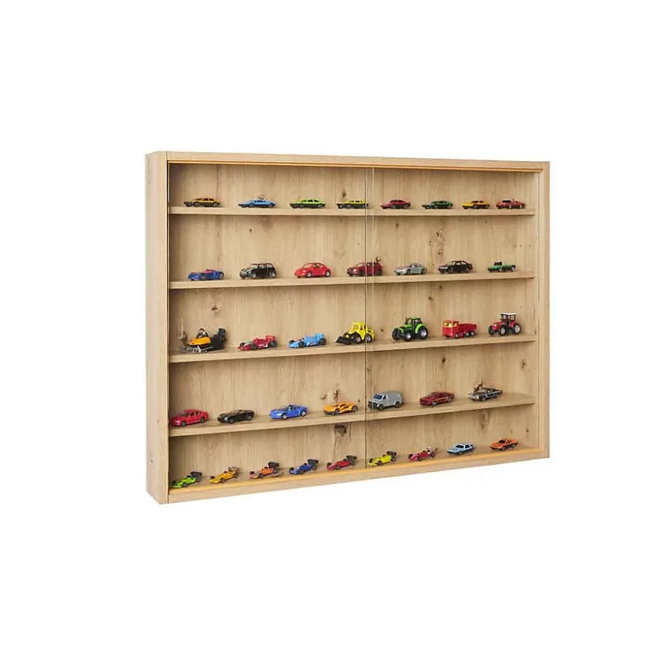 Vitrine Murale Miniatures "Collection" 80cm Chêne Artisan
