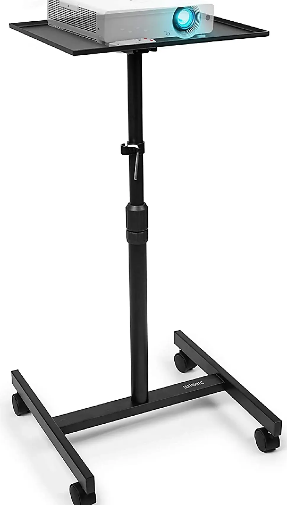 WPS20 Support pour vidéoprojecteur à roulettes Hauteur ajustable de 67 à 99 cm Charge max 10 kg Sangles de sécurité Duronic